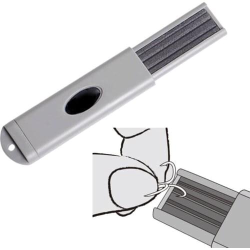 Fishing Tool Portable Fish Hook Hone Sharpener Fine Grinding Sharpening Box U2JB