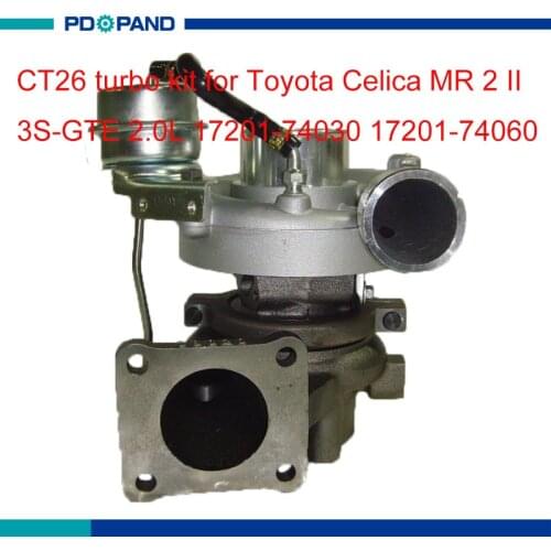 Turbo part CT26 supercharger turbocharger for Toyota Celica (T18) MR2 II (W2) 3S engine 1720174030 1720174060