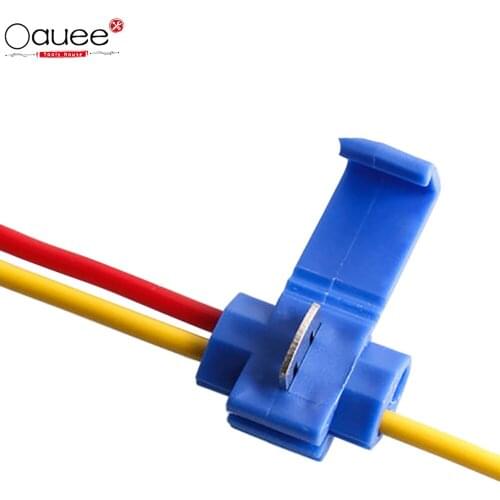 10/20Pcs Scotch Lock Electric Wire Cable Connectors Quick Splice Terminals Crimp Non Destructive Without Breaking Line