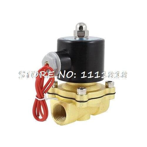 2W-160-15 Direct Action Type 1/2"Pipe Magnetic Gas Solenoid Water Valve AC220V