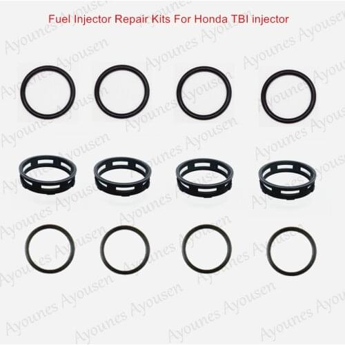 Free Shipping 4 sets Fuel Injector Repair Kits For Honda Civic TBI Fuel Injectors OEM 16450-PM5-A01 16460-PM5-A01 1988-1991