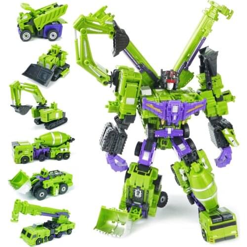 Jinbao Oversize 42CM Devastator Transformation Classic Toy Boy adult Action Figures ko gt Robot Model Anime Engineering Vehicle