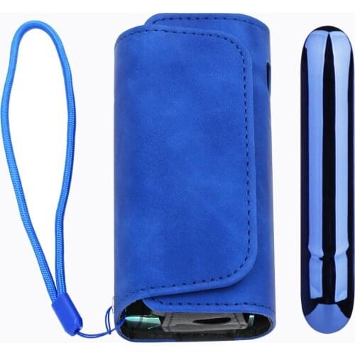 8 Colors Flip Bag and Side Cover for Iqos 3.0 Duo Case Pouch Holder Double Book Wallet Leather Cover for Iqos 3.0 Accessories