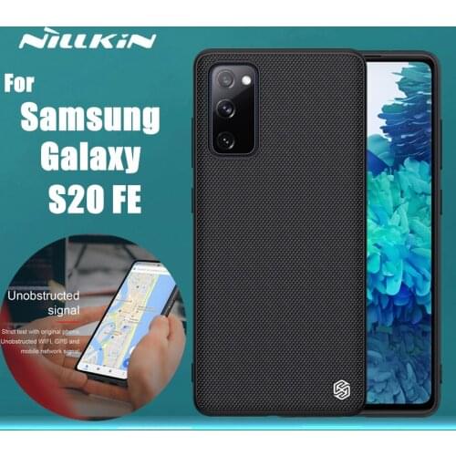 Nillkin for Samsung Galaxy S20 FE 2020 case back cover Textured protective Nilkin nylon fiber TPU PC cases