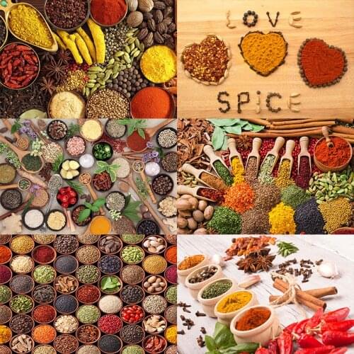 Condiment wooden puzzles Adornment picture jigsaw puzzle 1000 pieces adult difficult Unzip educational toys Creative custom gift
