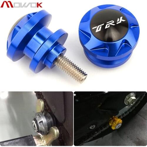 For Benelli TRK 502 Jinpeng 502 Snelle Verzending 2016-2020 Hoge kwaliteit schroeven M6 Motorfiets Achterbrug Spoelen Slider