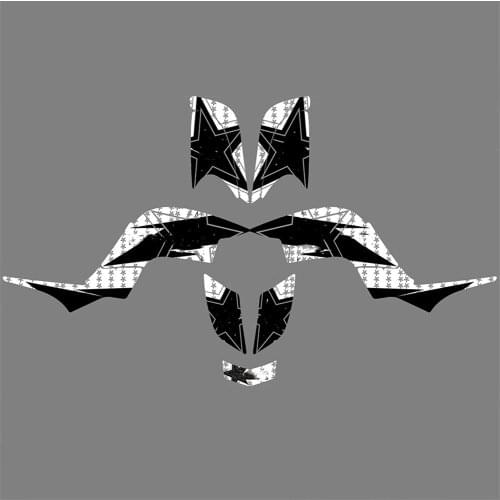 For Yamaha 660 Raptor Full set of Motorcycle ATV Backgrounds Graphics 3M Decals Stickers Kits For YAMAHA RAPTOR 660 RAPTOR660