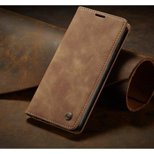 Luxury Flip Cover For Xiaomi Mi 9 9T Redmi K20 Note 8 Pro Genuine Real Leather Wallet Card Holder Phone Case