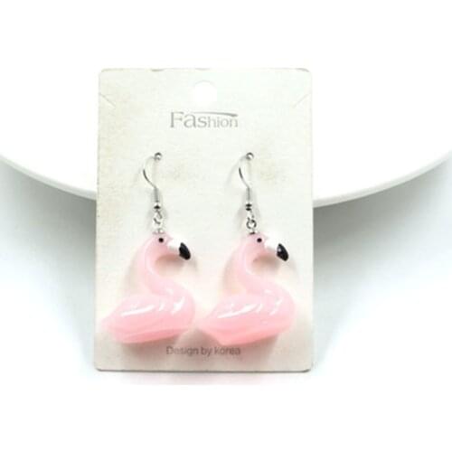 Personality Creative New Swan Ear Jewelry Cute Cartoon Female Earrings Wholesale