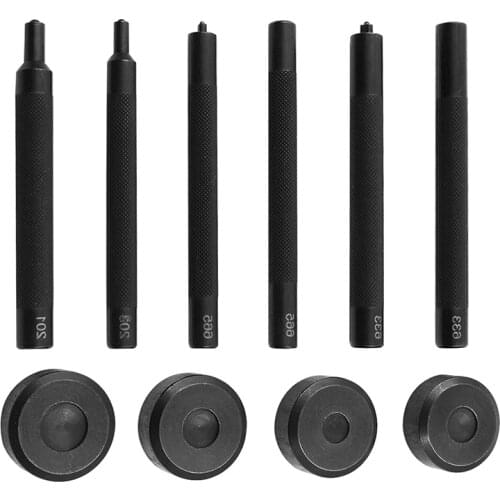 Buttons Installation Tool Rivet Fastener Kit for DIY Leather Crafts Hand Tool Set DIY Material Accessories Metal button mounting