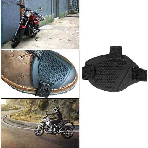 Motorcycle Non-slip Gear Shifter Shoe Boot Botas Scuff Mark Protector Moto Wear-resisting Rubber Sock Pad Cover Guard Universal