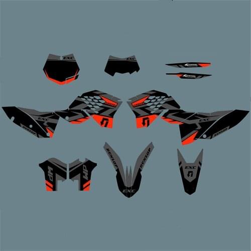 Motorcycle GRAPHICS 3M DECALS STICKERS For KTM EXC XCF XC-F EXC-F 2008 2009 2010 2011 For KTM SX-F SX SXF 2007 2008 2009 2010