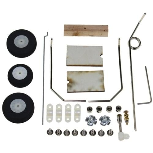 Fixed Wing Of Aircraft Model Remote Control Aircraft KT Rubber Wheel With Metal Landing Gear For RC Drone