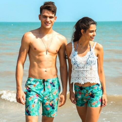 New men beach shorts 2021 men sexy swimwear gym sports beach swim trunk surf swimsuits shorts men swimming pool bikini shorts