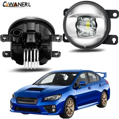 Fog Light Assembly For Subaru WRX STI 2015 2016 Car Right + Left Side LED Lens Fog Light Daytime Running Lamp 30W 8000LM 12V