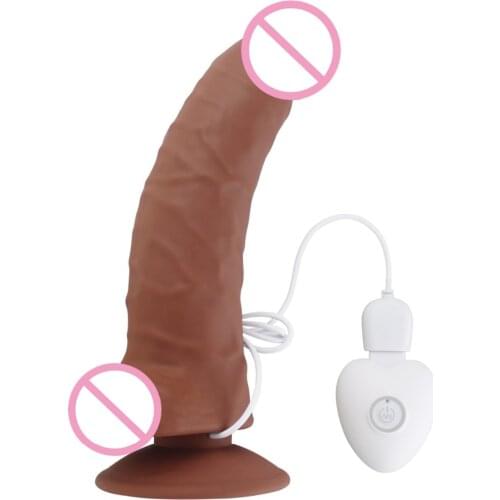 Rechargeable 20 Modes Realistic Dildo Vibrator with Strong Suction Cup Big Dildos Penis for Women Adult Sex Products Female Toys