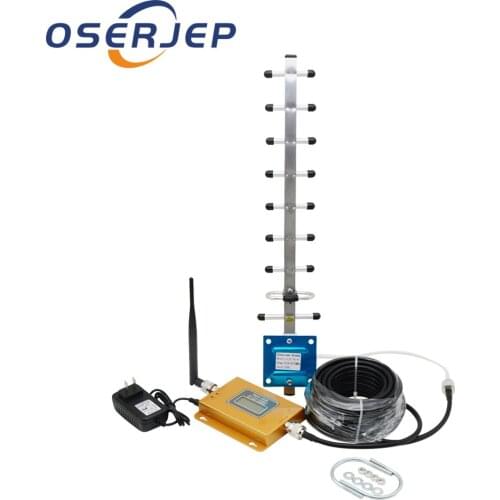 Wcdma 2100 Mhz 3g Repeater Umts Signal Booster Cellular Cell Phone Signal Booster Mobile Amplifier yagi antenna