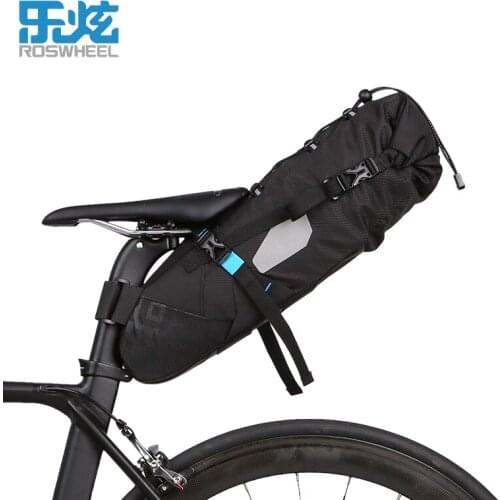 ROSWHEEL 10L Waterproof Bike Bicycle Cycling Tail bag Bike Bicycle Rear Seat Saddle Bag Pack Pannier Bike Accessories