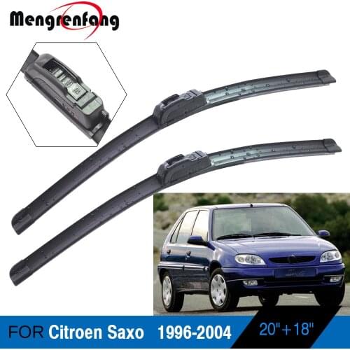 For Citroen Saxo Hatchback Car Soft Rubber Wiper Blade Front Windscreen Wiper Blade 1996 1997 1998 1999 2000 2001 2002 2003 2004