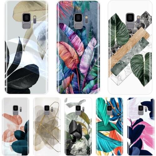 Silicone Phone Case For Samsung Galaxy Note 9 8 5 4 Aesthetic Flower Soft Back Cover For Samsung Galaxy S5 S6 S7 Edge S8 S9 Plus
