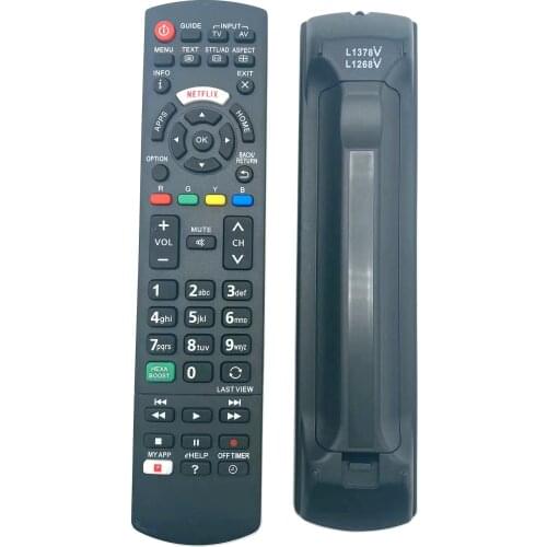 Smart LED TV Remote Control RM-L1268 for Panasonic Netflix N2Qayb00100 N2QAYB smart TV for digital TV No programming need