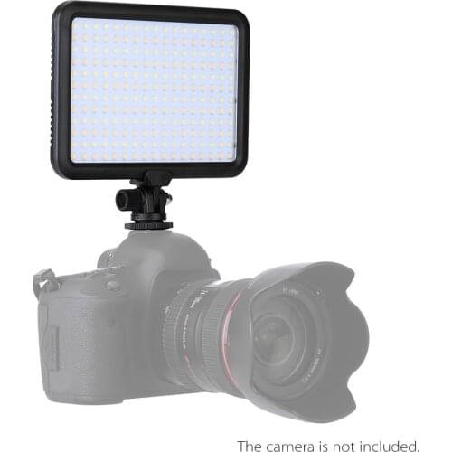 Triopo TTV-204 Ultra Photographic Equipment LED Camera Video Light Lamp for Canon Nikon Pentax Camcorder Fit for Sony Battery