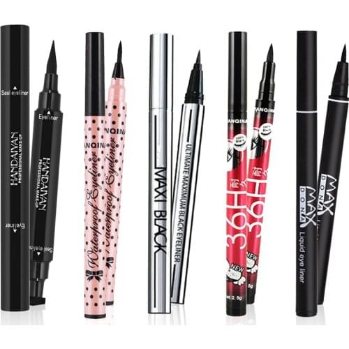 5 style of black liquid eyeliner shade brown make up eye liner color eyeliner waterproof eyeliner eyes makeup stencil for arrows