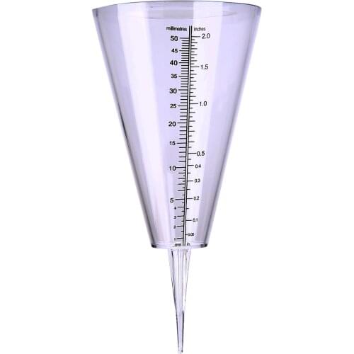 1 pcs Durable 10*21.5cm Control The Amount Of Water White Rain Gauge Measurement Ground Garden Measuring Tool Parts