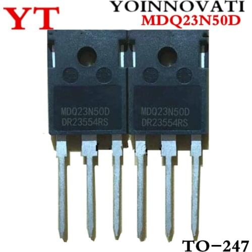 10pcs/lot MDQ23N50D MDQ23N50 23N50 500V 23A TO-247 IC best quality