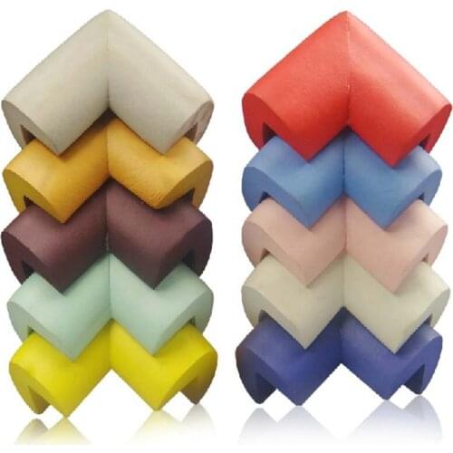 10pcs/lot New Bright Green Tasteless Soft Feel Super Good Baby Thick L-shaped Artifact Crash Collision Angle