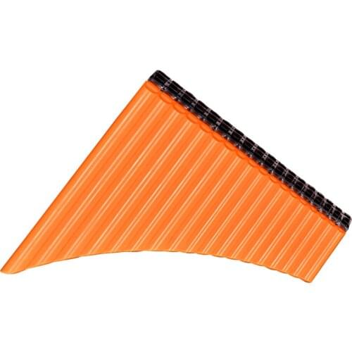 18 Pipe Pan Flute Panpipes C Key Pan Pipes with Mouthpiece for Beginners Students