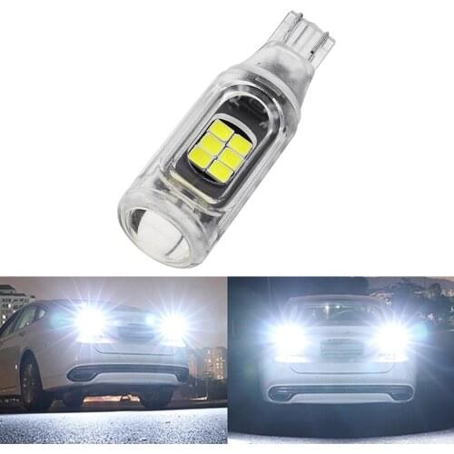 1x CANBUS T15 LED W16W Car Signal Light Bulb 920 921 912 No Error Auto Polarity Free Reverse Back Parking Lamps White 6000K 12V