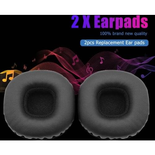 2pcs Earpads Over-Ear Earphone Earmuffs Cushion Simple Comfortable Practical and Durable for Marshall MID ANC Headphone