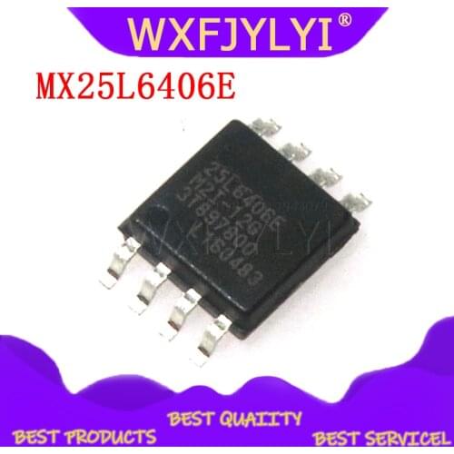 10pcs/lot MX25L6406E MX25L6406EM2I-12G 25L6406E sop-8 Chipset