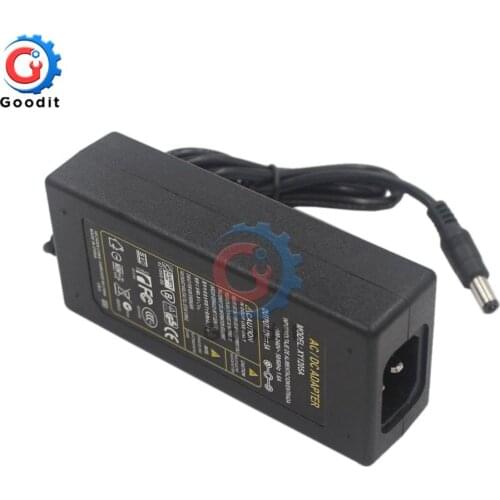 UK Plug Adapter AC 100-240V to DC 12V 5A Power Supply Adapter DC 2.1mm x 5.5mm Plug Power Supply for LED Strip Flexible Lights