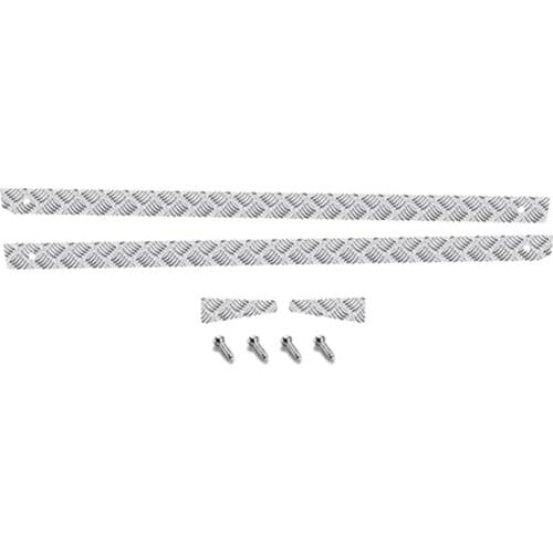 For MN D90 D99S MN99S 1/12 RC Car Upgrade Parts Rear & Side Metal Skid Plate Antiskid Board Scratch Prevention