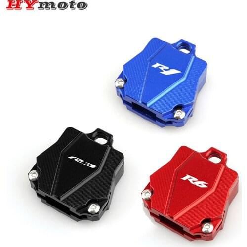 For Yamaha YZFR1 YZFR3 YZFR6 YZF R6 R3 R1 Newest Motorcycle Key Case Cover Shell Cap Protection Accessories (Key Without Chip)