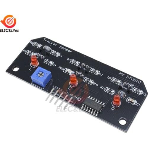 DC 5V Infrared Line Track Sensor Module 3 Channel 3CH Trio Detector Output TCRT5000 10mm Distance For Arduino/AVR/ARM/PIC Board