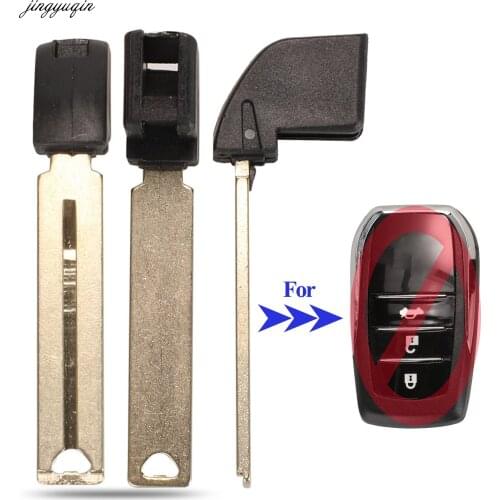 Jingyuqin 30pcs Remote Car Key Uncut Blade For Toyota Camry Crown Avalon 4Runner Land Cruiser Prius RAV4 Venza 2/3/4B Smart Fob