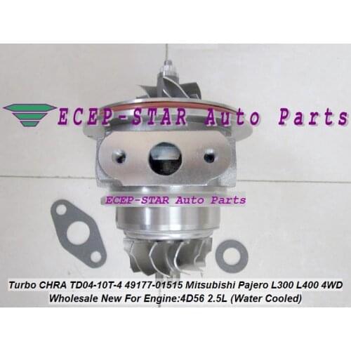 Water Cooled Turbo CHRA Cartridge TD04 49177-01515 MR355220 For Mitsubishi Delicia Pajero Shogun L200 L300 L400 4WD 4D56 2.5L