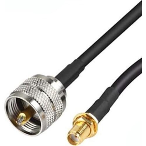 JX connector RF coaxial cable SMA female to UHF PL259 male PL259 handheld/mobile to base antenna 30cm-20M RG-58 Coax