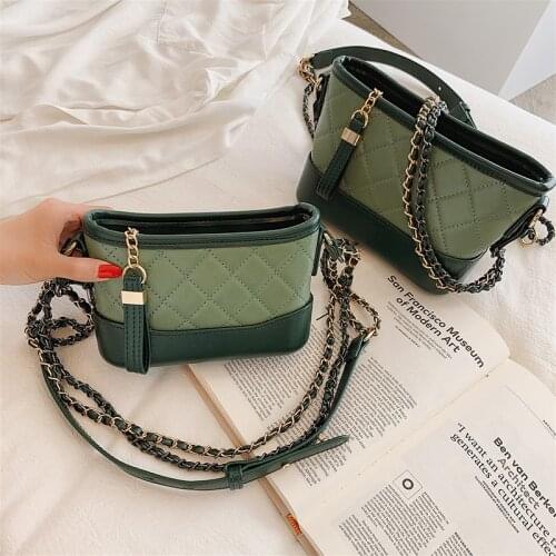 Small bag womens bag 2021 new wild shoulder bag messenger bag fashion diamond chain stray bag