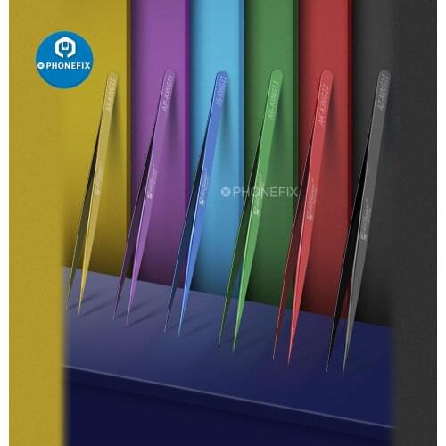 MECHANIC Ultra Fine Tweezers AK-KING High Tenacity Durable Precision Tweezers for SMD PCB BGA Motherboard Micro Repair Hand Tool