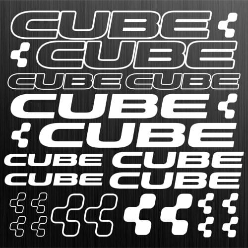 For CUBE aufkleber sticker fahrrad bike mtb bmx road 22 Sticker Pieces Car Styling