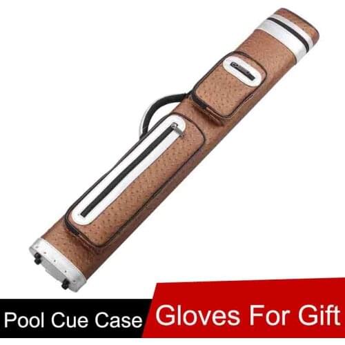 New 6 Holes PU Leather Billiards Pool Cues Case Billiard Accessories China 85cm Length