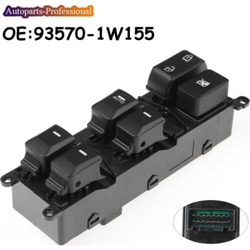 Car Auto accessorie New Electric Power Window Lifter Switch Front Left For Kia Rio (4Door) 2012-2015 935701W155 93570-1W155