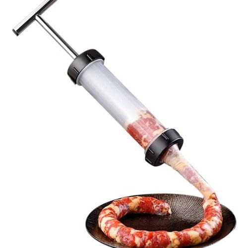 Food Grade Manual Sausage Stuffer Tools Homemade Sausage Stuffer Filling Machine Sausage Syringe Meat Filler Sausage Maker