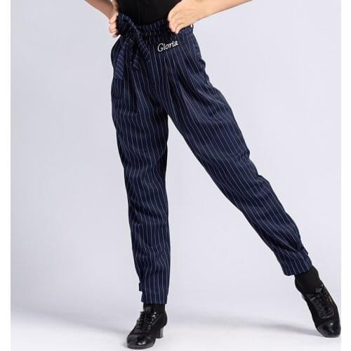 Stripe Latin Dance Pants Boys Ballroom Practice Wear Salsa Clothing Stage Costume Modern Dance Outfit Cha Cha Clothes JL3355