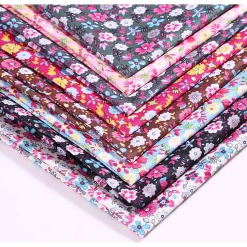 100*150cm Floral Poplin Fabric Printed Bed Sheet Cloth Material for DIY Sewing Accessories Home Decoration