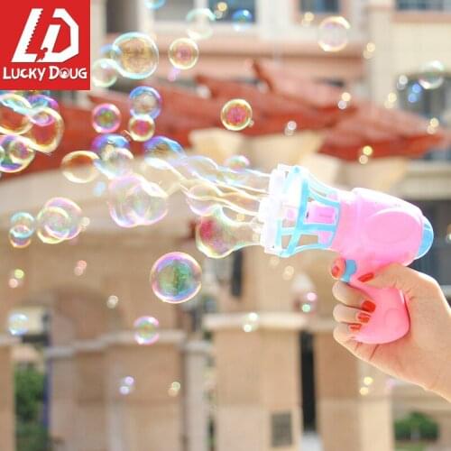 Bubble machine fan bubble gun birthday party decorations kids bubble soap toys for children kids summer toys